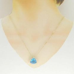 K18YG Blue Topaz Necklace - Hàng hiệu Authentic 845775