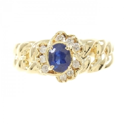 Nhẫn Sapphire K18YG 0.20CT - Hàng hiệu Chính hãng 859726