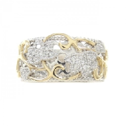 Nhẫn kim cương K18WG/K18YG 0.12CT - Hàng hiệu Authentic 855303