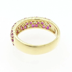 Nhẫn Ruby Hoa K18YG - Hàng hiệu Chính hãng 852896