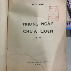 NHỮNG NGÀY CHƯA QUÊN - ĐOÀN THÊM 613525