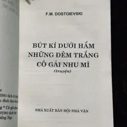 Bút ký dưới hầm (3 truyện ngắn của Dos) 976554