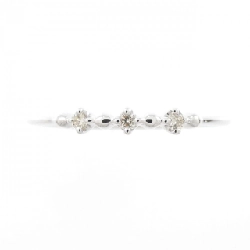 Nhẫn kim cương ba viên K10WG 669347