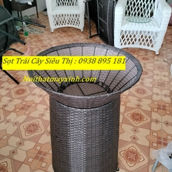 Giỏ trưng bày trái cây cho siêu thị bằng mây 383411