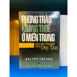 Phong trào kháng thuế ở miền Trung qua các châu bản triều Duy Tân