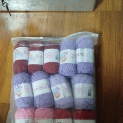 Len baby yarn 40g nhiều màu 145286