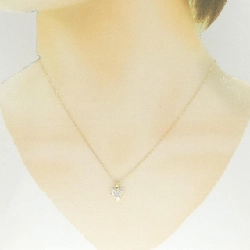 K18YG Dây chuyền kim cương hình trái tim 0.50CT - Hàng hiệu chính hãng 858676