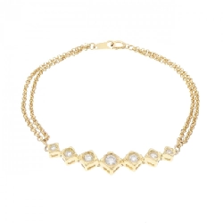 K18YG Vòng tay kim cương 0.31CT - Hàng hiệu Chính hãng 871157