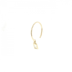 Khuyên tai bucket nude AHKER 0.03CT một bên 666145