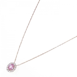 K18PG Sapphire Necklace 0.208CT - Hàng hiệu Authentic 856525