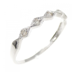 Nhẫn kim cương K10WG 0.05CT - Hàng hiệu Authentic