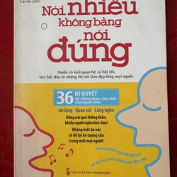 Nói nhiều không bằng nói đúng - mới 158927