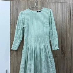 Đầm dạo phố Zara size S ( 48kg đổ lại, eo 68) là mặc đẹp  477713