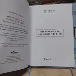 Sách: Một cuốn sách về chủ nghĩa Tối Giản - TG: Chi Nguyễn (B1) 777993