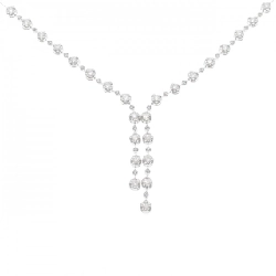 K18WG Dây chuyền kim cương 2.00CT - Hàng hiệu Chính hãng