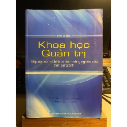 [Phiên Chợ Sách Cũ] Khoa Học Quản Trị 2017 - Frederick S. Hillier-Nhà xuất bản: Nhà Xuất Bản Kinh Tế TPHCM 0506