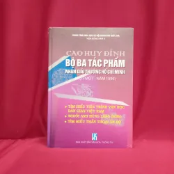 Cao Huy Đỉnh - Bộ ba tác phẩm nhận giải thưởng HCM 📚