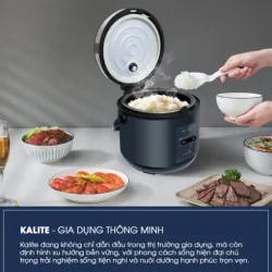 😌 KALITE KRC8218 – Nồi cơm điện 1,8L cho bữa cơm tròn vị 782056