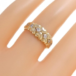 Nhẫn kim cương hình trái tim K18YG 667573