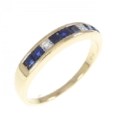 Nhẫn Sapphire 750YG - Hàng hiệu Chính hãng