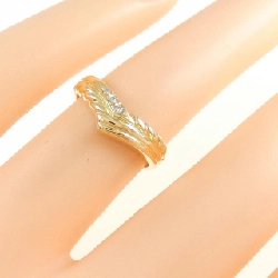 Nhẫn kim cương K18YG 0.02CT 669917