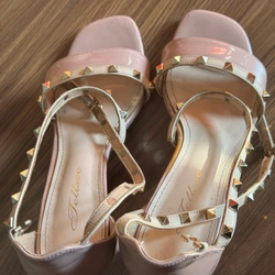Giày cao gót size 36 màu hồng nhạt 548507