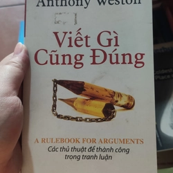 Sách Viết gì cũng đúng - Anthony Weston