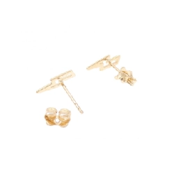 K18YG Bông tai - Hàng hiệu Chính hãng 871751