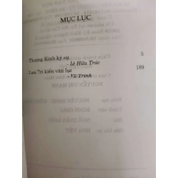 THƯỢNG KINH KÝ SỰ -  LÊ HỮU TRÁC - 2008 - 263 trang VĂN HỌC ANTQ0709 550209
