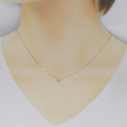 K18YG Solitaire Dây chuyền kim cương 0.11CT - Hàng hiệu Chính hãng 861509