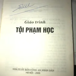 Giáo Trình Tội Phạm Học 935102