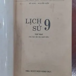 Lô 2 quyển Lịch sử 9, in năm 2003 713590
