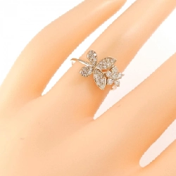 Nhẫn kim cương hoa K18PG 0.45CT 667240