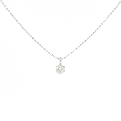 Dây chuyền kim cương Solitaire PT900/PT850 0.15CT - Hàng hiệu Chính hãng