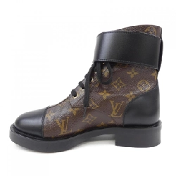 Giày boot LOUIS VUITTON Patent Monogram Canvas Wonderland Line - Hàng hiệu Authentic 827294