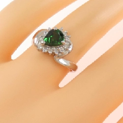 Nhẫn Garnet Xanh PT900 0.94CT 670002