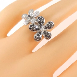 Nhẫn kim cương hoa K18WG 1.00CT 667809