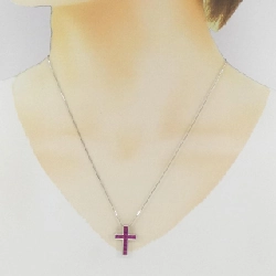 Dây chuyền ruby 1.38CT PT900/PT850 - Hàng hiệu Authentic 858110