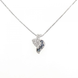 Dây chuyền Sapphire PT850 0.25CT - Hàng hiệu Chính hãng