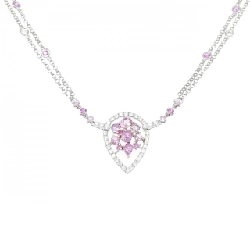 750WG/750PG Dây chuyền Sapphire 1.49CT - Hàng hiệu Chính hãng