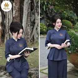 Bộ quần áo pháp phục hoa sen 444314