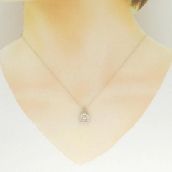 K18PG/PT950 Dây chuyền kim cương 0.40CT - Hàng hiệu Chính hãng 858130