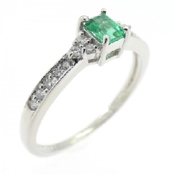 Nhẫn Emerald PT900 0.15CT