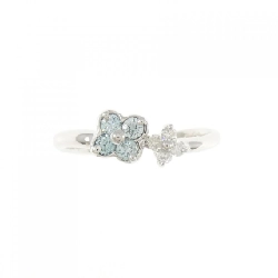 Nhẫn kim cương hoa K18WG 0.13CT 668130