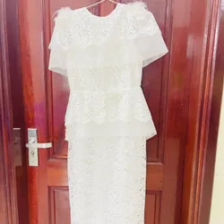 Váy Ren trắng 624111