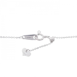 K18WG Mặt trăng × Ngôi sao Dây chuyền kim cương 0.20CT - Hàng hiệu Chính hãng 861114