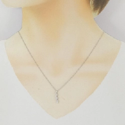 K18WG Dây chuyền kim cương - Hàng hiệu Chính hãng 860487