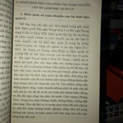 Đánh giá, quy hoạch, luân chuyển cán bộ lãnh đạo, quản lý thời kỳ công nghiệp hóa… 782096
