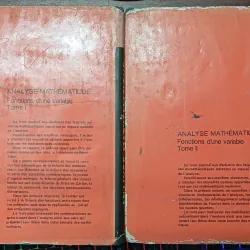 2 sách Toán tiếng nước ngoài - Analyse Mathémmatique 888057