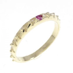 Nhẫn Ruby K10YG - Hàng hiệu Chính hãng